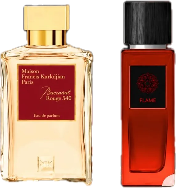 زجاجتا العطر من منشور فلامي